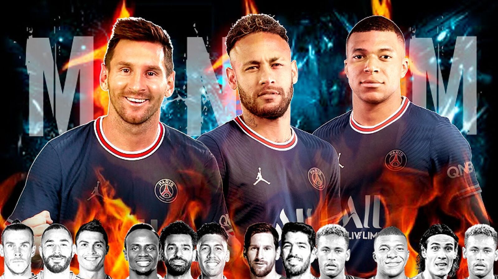 Bộ ba tấn công hay nhất mọi thời đại: Messi, Neymar, Mbappe