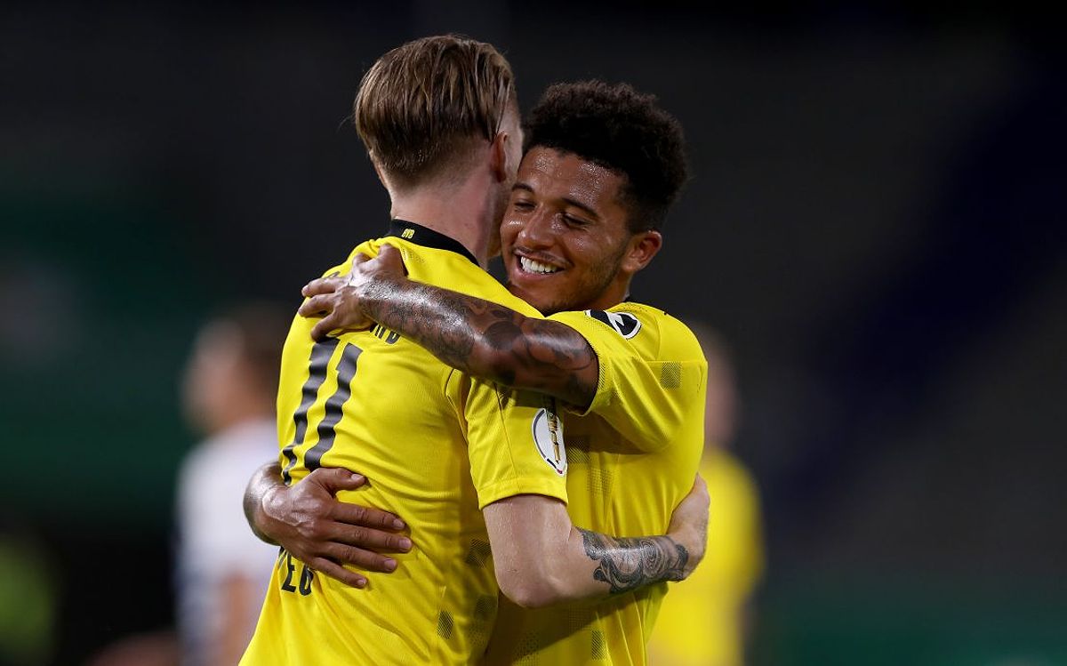 Jadon Sancho, một trong những tài năng trẻ mới nhất của Dortmund