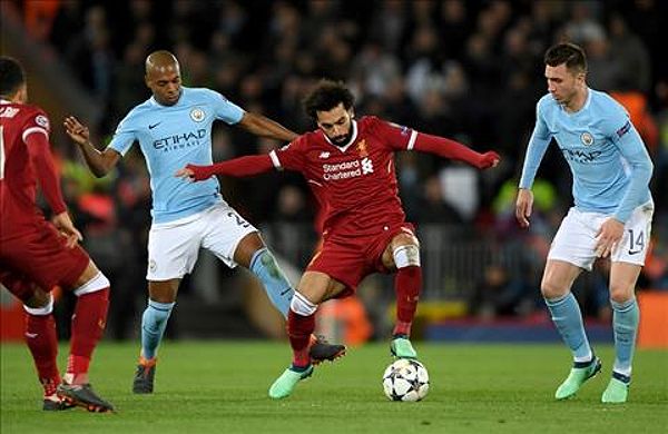 Salah Liverpool vs Man City