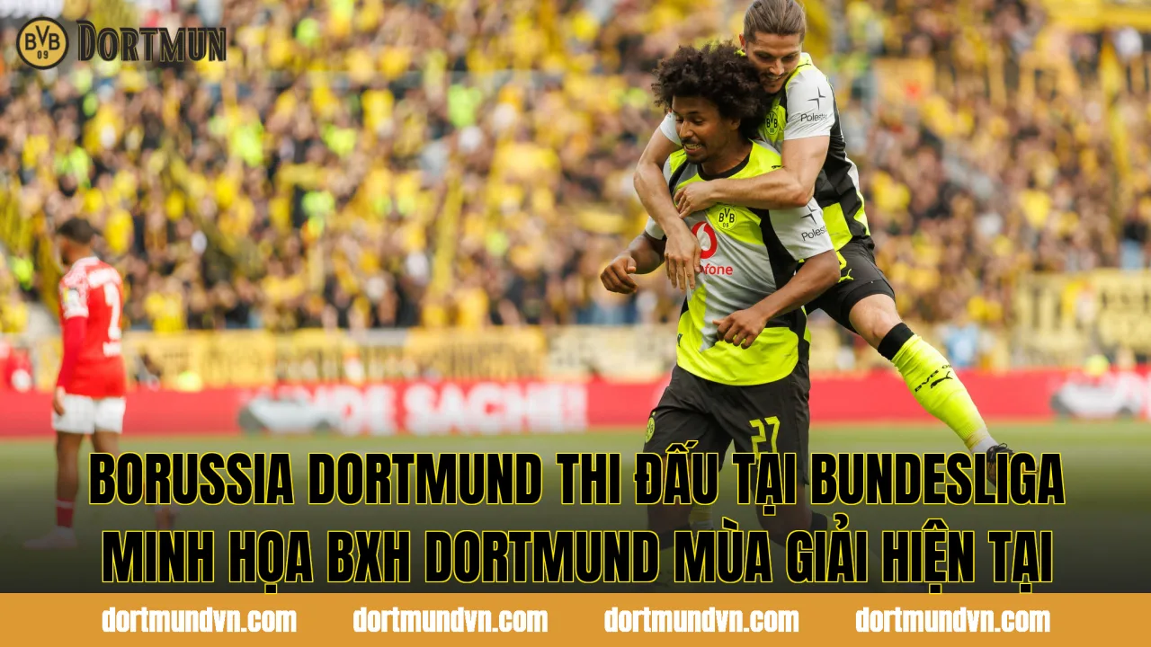 Borussia Dortmund thi đấu tại Bundesliga minh họa BXH Dortmund mùa giải hiện tại