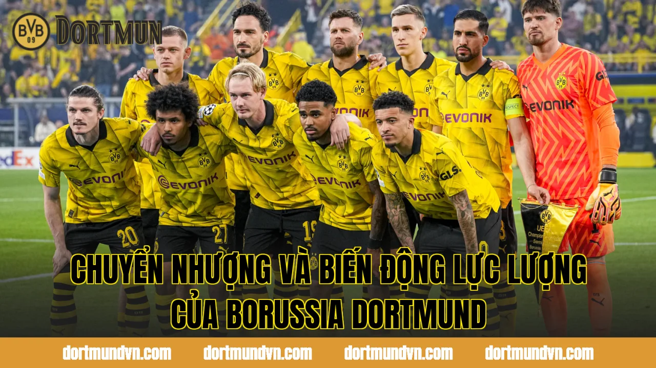 Chuyển nhượng và biến động lực lượng của Borussia Dortmund