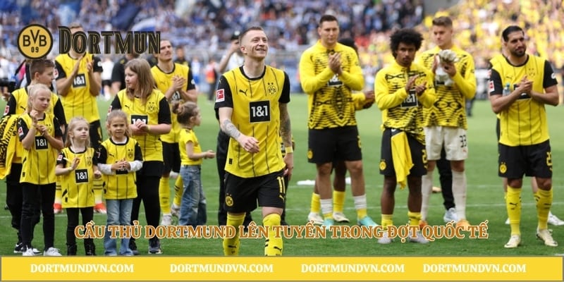 Cầu thủ Dortmund lên tuyển trong đợt quốc tế