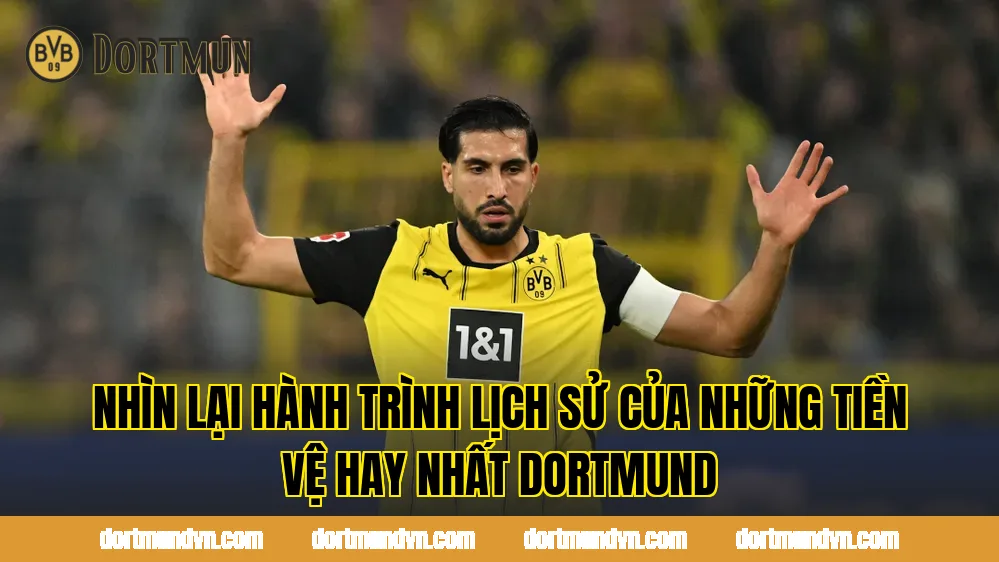 Nhìn lại hành trình lịch sử của những tiền vệ hay nhất Dortmund