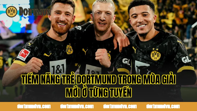 Tiềm năng trẻ Dortmund trong mùa giải mới ở từng tuyến
