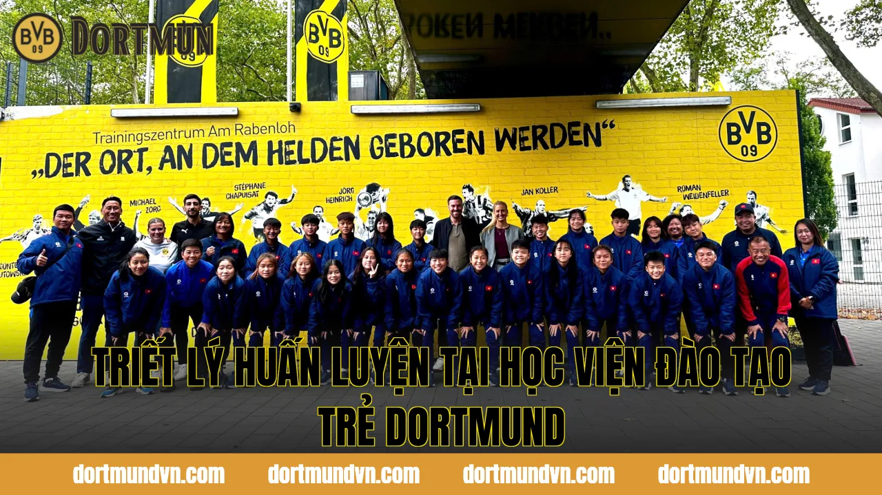 Triết lý huấn luyện tại học viện đào tạo trẻ Dortmund