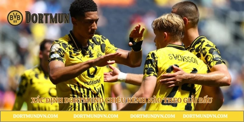 Xác định Dortmund chiếu kênh nào theo giải đấu